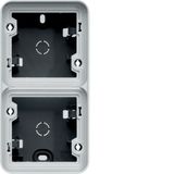CUBYKO BOX WALL DOUBLE VERTICAL IP55 GRAY