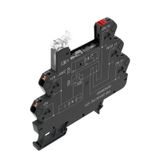 Relay socket, IP20, 230 V AC ±10 %, 1 CO contact , 10 A, PUSH IN