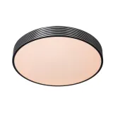 Lucide MALIN - Flush ceiling light - Ø 39 cm - LED Dim. - 1x24W 2700K - 3 StepDim - Black