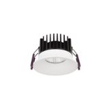 White Aluminium LED 12 Watt 720Lm 3000K Beam 38o IP65 D: 8.5 H: 5.4 cm