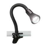 Flexo table lamp clip E14 black