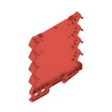 Basic element, IP20 in installed state, Plastic, red, Width: 6.1 mm