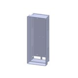 Wall box, 1 unit-wide, 18 Modul heights