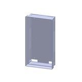 Wall box, 2 unit-wide, 21 Modul heights
