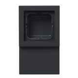 1721L-885 Surface mounting box 1 gang Black - Impressivo