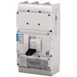 NZM4 PXR25 circuit breaker - integrated energy measurement class 1, 630A, 3p, Screw terminal, withdrawable unit