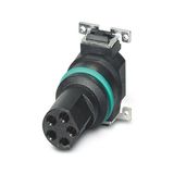 Flush-type connector