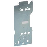 Mounting plates  XL³ 4000 for 1 plug-in DPX³ 160 - vertical
