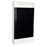 LEGRAND 4X18M SURFACE CABINET SMOKED DOOR WITHOUT TERMINAL BLOCK