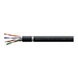 S/FTP Cable Cat.7, 4x2xAWG23/1, 1000Mhz, PE OUTDOOR, black