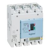 Circuit breaker DPX3 250HP 4 poles,rated current of 160A and S10 electronic protection unit