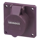 Mennekes Panel mounted recept., 16A2p0h, IP44 1602