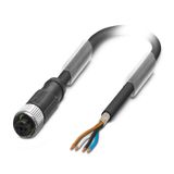 SAC-4P-10,0-PVC/M12FS SH - Sensor/actuator cable