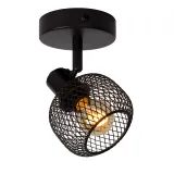 Lucide MAREN - Ceiling spotlight - 1xE14 - Black