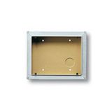 2M surface mounting box, light grey