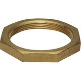 Hex locknut, 2 1/2´´, brass