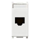 RJ45 Cat6A Netsafe UTP outlet white