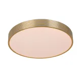 Lucide MALIN - Flush ceiling light - Ø 39 cm - LED Dim. - 1x24W 2700K - 3 StepDim - Matt Gold / Brass