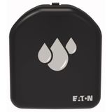 Cover for xComfort LeakageStop Detector, Battery, Jet black matt