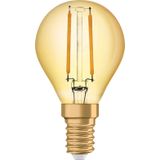 LED Bulb Filament E14 2.8W P45 2400K Gold Ledvance