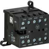 K6-31Z-84 Mini Contactor Relay 110-127V 40-450Hz