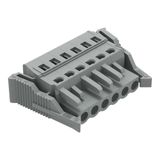 1-conductor female connector CAGE CLAMP® 2.5 mm² gray