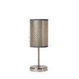 MODA Table Lamp 1xE27 D13 H37cm  Silver