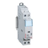 Power contactor CX³ - with 24 V~ coll - 2P - 250 V~ -16 A - N/C+N/O