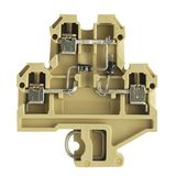 Component terminal block, Screw connection, 4 mm², 380 V, 10 A, 1 N 40