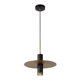 SELIN Pendant 1x GU10/35W Black/matt yellow copper