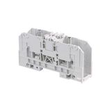 D35/27,FF,EX, STUD TERMINAL BLOCK, FEED THROUGH, GREY, 300MM, DINRAIL, 27X163X75MM, 125A