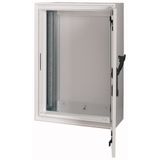 Surface-mounted installation distribution board with swiveling lever, IP55, HxWxD=1560x600x270 mm