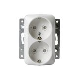 302EUCM Socket outlet Protective contact (SCHUKO) White - Jussi