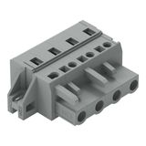 1-conductor female connector CAGE CLAMP® 2.5 mm² gray