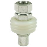 Screw-in earthing insert size E27 with insulated thread