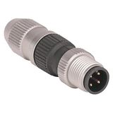 Allen-Bradley 889D-M4DC-H Insulation Displacement Connector, DC Micro (M12), Straight Male, 4-Pin, 4-5.1mm (0.16-0.20 In)