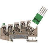 Multi-tier modular terminal, Tension-clamp connection, 1.5 mm², 63 V, 