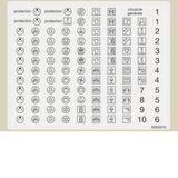 CIRCUIT MARKING LABELS WITH SYMBOLS