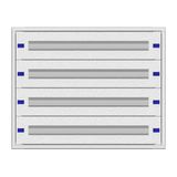 Modular chassis 3-12K, 4-rows, complete