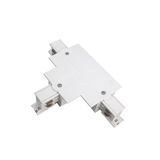 SPS Recessed connector T right, white  SPECTRUM