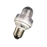 Flash Bulb E27, white SMD LEDs
clear cap. 9 SMD-LEDs, 220-240V, 1W