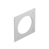 T8NL PCEE 7035 Cover plate, Telitank T4L/T8NL, installation opening for CEE device with 60 mm fastening track