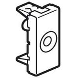 Cable outlet Mosaic - Ø8 mm wire outlet - 1 module - white