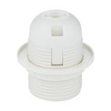 THERMOPLASTIC THREATED HOLDER E-27 WITH COLLAR