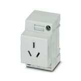 Socket outlet for distribution board Phoenix Contact EO-I/UT 250V 10A AC