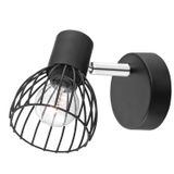 Matt Black Metal LED E14 1x5 Watt 230 Volt IP20 Bulb Excluded D: 8 W: 14 H: 11.5 cm