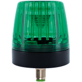 COMLIGHT56 LED GREEN STATUS LIGHT With 4 pole M12 bottom exit