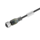 Sensor-actuator Cable (assembled), One end without connector, M12, Num