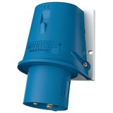 Wall mounted inlet, 32A 3p 6h 230V, IP44, screw terminals