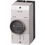 Insulated enclosure, IP55_x, rotary handle black grey, for PKZ0